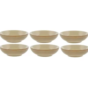Bitz Kitchen>Pasta Plates Wood Sand Ø 20 cm, 6 pieces, beige –
