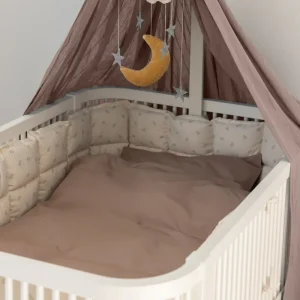 Kids Sebra Interior Baby And Kids Bedding>Percale Baby Bed linen, Jetty beige – Sebra