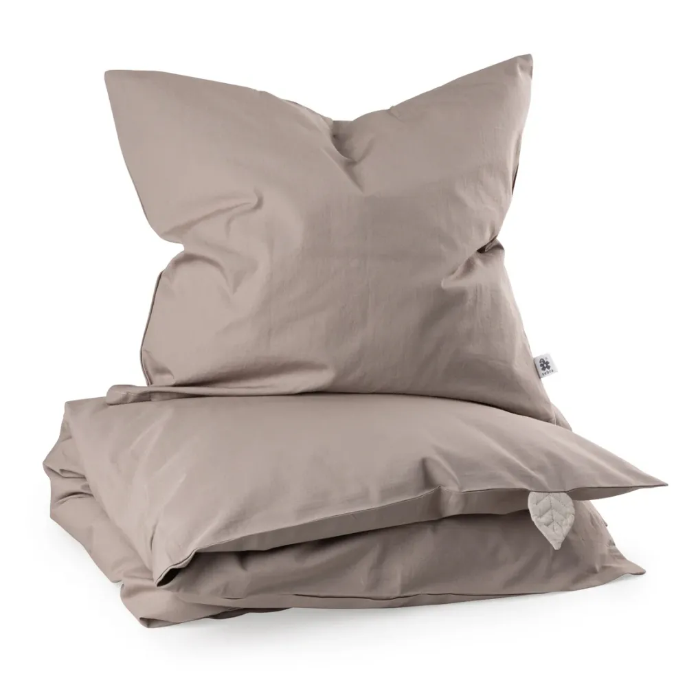 percale_junior_bed_linen__0.webp Kids Sebra Interior Baby And Kids Bedding>Percale Junior Bed linen 100 x 140, Jetty Beige – Sebra