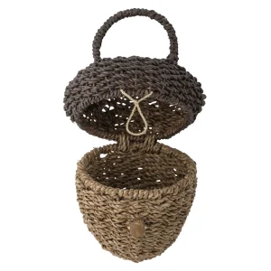 Kids Bloomingville Mini Storage>Pippa Bag, Brown, Bankuan Grass – Bloomingville