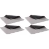 Bitz Kitchen>Placemat 46 x 33 cm 4 pieces, black, grey –