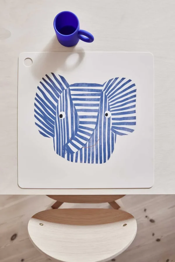 Kids OYOY Mini Dinnertime | Birthday / Party>Placemat Erik Elephant –