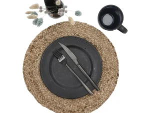 Södahl Kitchen>Placemat Its all Ø 35 cm, light brown –