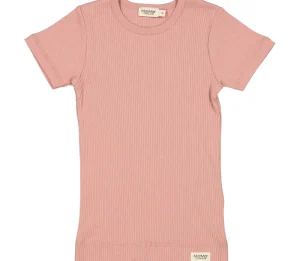 Kids Marmar Copenhagen Girl 2-8Y>Plain T-Shirt, Modal Coral Haze – Marmar
