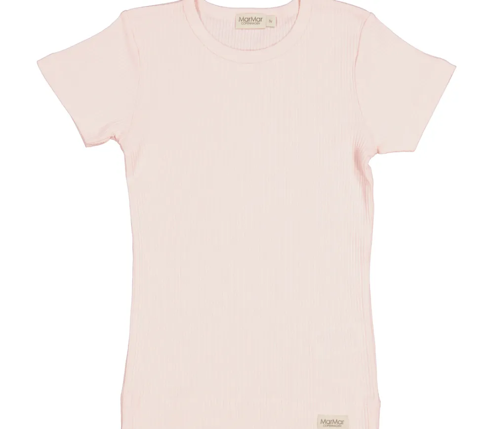 plain_tshirt_modal_melang_0-1.webp Kids Marmar Copenhagen Girl 2-8Y>Plain T-Shirt Modal Melange Barely Rose – Marmar