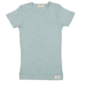 Kids/BOY Marmar Copenhagen Boy 2-8Y>Plain T-Shirt Modal Melange Pistachio Mel – Marmar