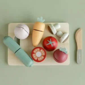 Kids Little Dutch Wooden Toys | Play Food>Play food Wooden cutting vegetables –