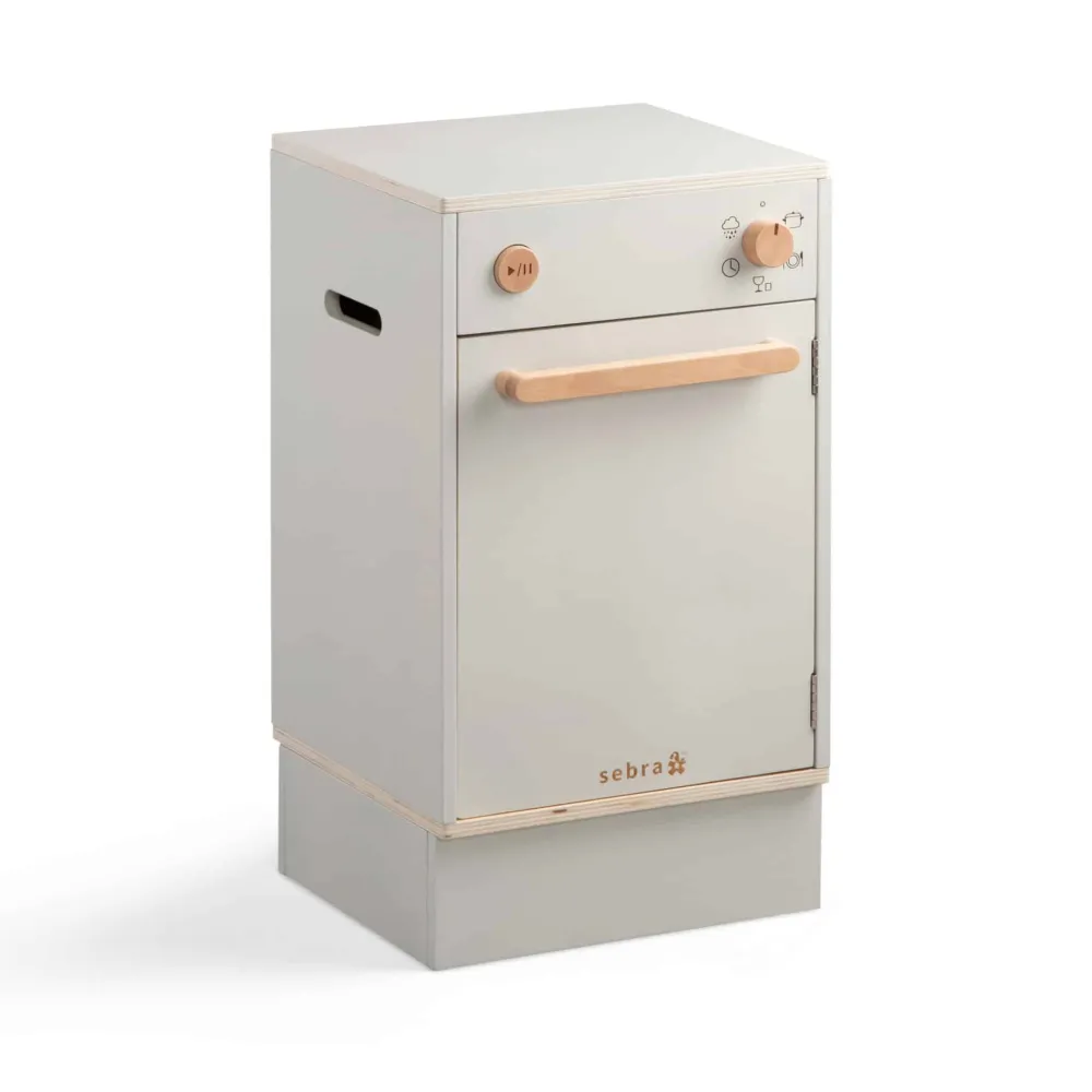 play_kidchen_dishwasher_w_0.webp Kids Sebra Interior Wooden Toys | Christmas Toys>Play KIDchen dishwasher, wood beige – Sebra