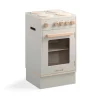 Kids Sebra Interior Wooden Toys | Christmas Toys>Play KIDchen kitchen stove, wood beige – Sebra