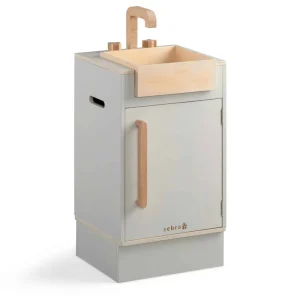 Kids Sebra Interior Wooden Toys | Christmas Toys>Play KIDchen sink, Wood Beige – Sebra