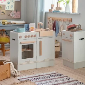 Kids Sebra Interior Wooden Toys | Christmas Toys>Play KIDchen sink, Wood Beige – Sebra