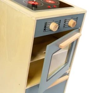 Kids Mamamemo Wooden Toys | Play Food>Play oven with hub, Emerald Green –