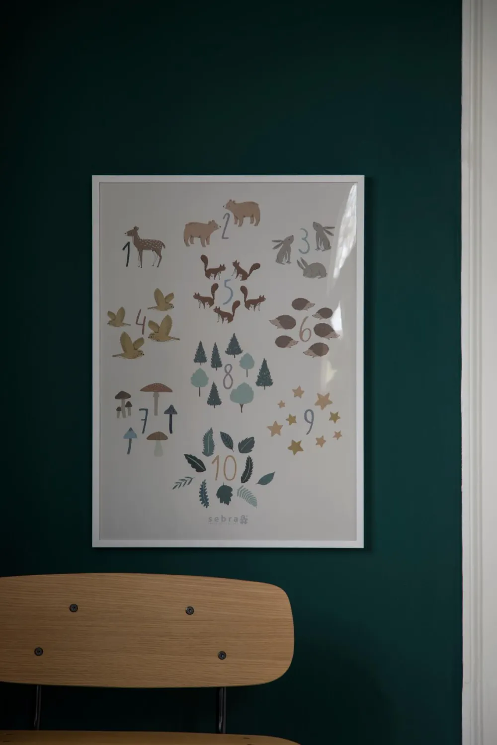 poster_numbers__nightfall_1.webp Kids Sebra Interior Kids Posters>Poster, numbers 1-10, Nightfall, FSC Mix –