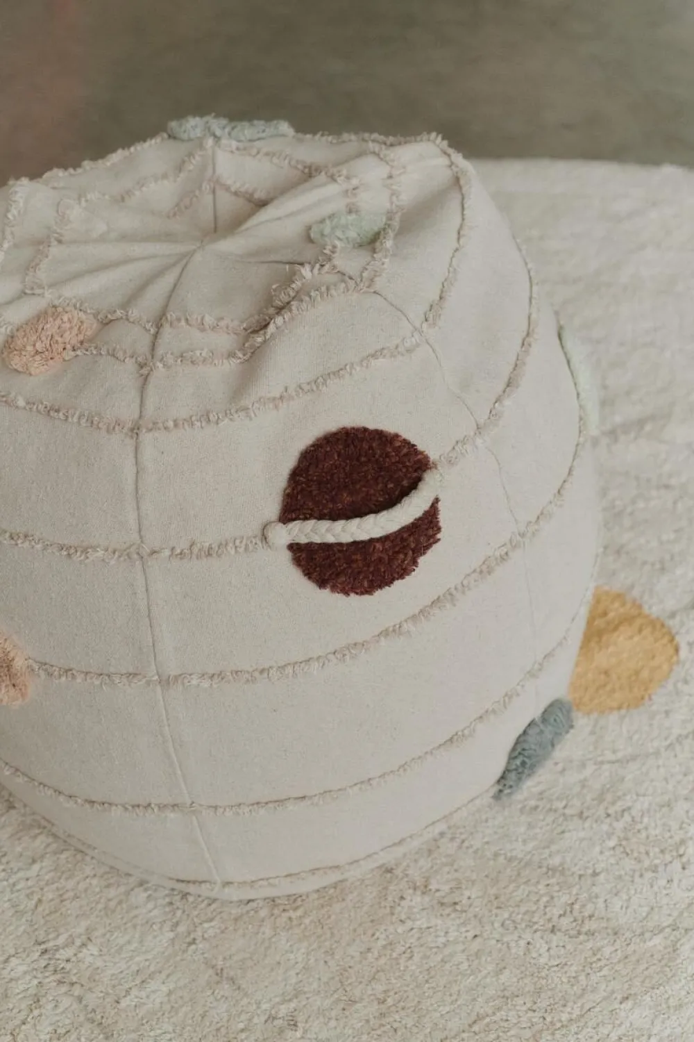 pouf_solar_system__lorena_1.webp Kids Lorena Canals Rugs And Playmats | Cushions & Nursing Pillows>Pouf Solar System –