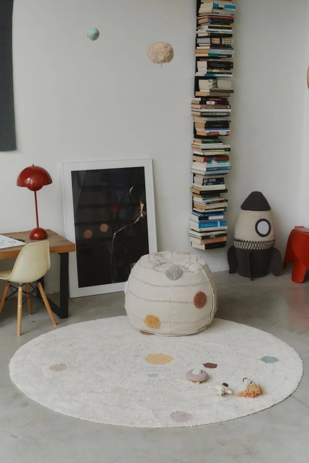 pouf_solar_system__lorena_2.webp Kids Lorena Canals Rugs And Playmats | Cushions & Nursing Pillows>Pouf Solar System –