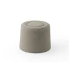 Woud Poufs>Praline Pouf Ø52 cm, Natural Bouclé –
