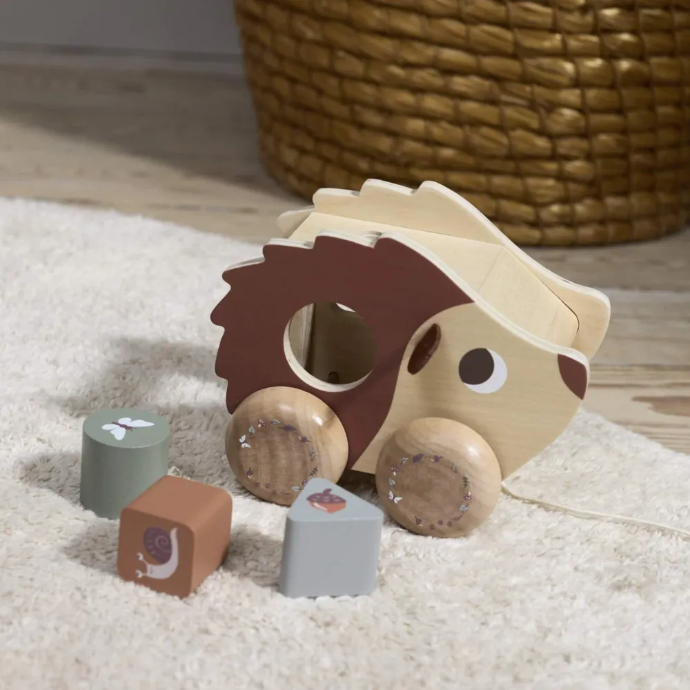 pull_along_toy_henning_th_1.webp Kids FILIBABBA Wooden Toys | Baby Toys>Pull along toy, Henning the hedgehog –