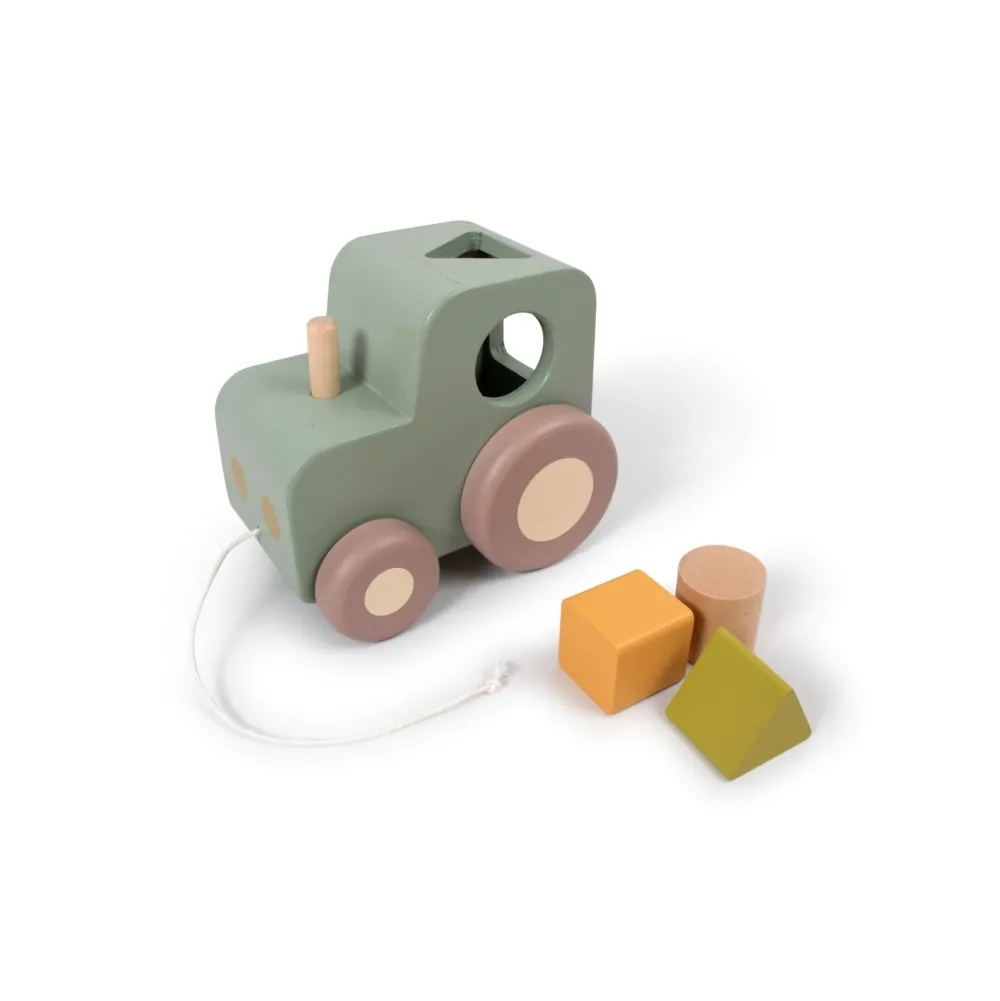 pull_along_tractor_with_s_0.webp Kids FILIBABBA Wooden Toys>Pull along tractor with shape sorter –