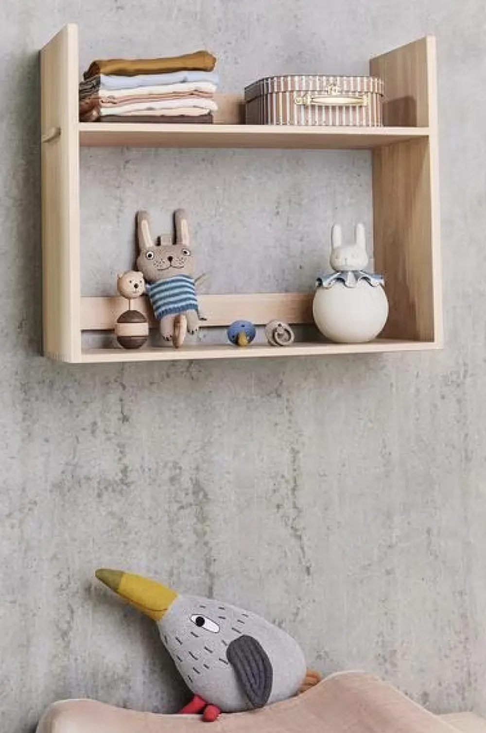 rabbit_night_light_blue___1.webp Kids OYOY Mini Kids Lamps>Rabbit Night Light, Blue –