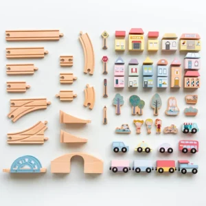 Kids Little Dutch Wooden Toys | Christmas Toys>Railway Train XXL Set, Starterkit –
