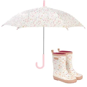 Kids Little Dutch Baby Girl>Rain Boots Flowers & Butterflies –