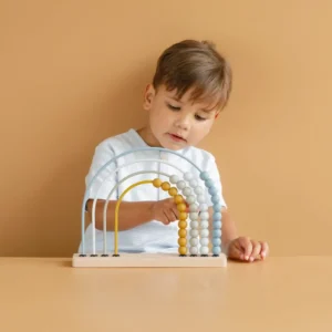 Kids Little Dutch Wooden Toys | Games And Puzzles>Rainbow Abacus blue –