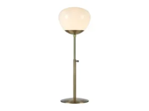 Markslöjd Lamps & Lighting>Rise, Table Lamp Antique/White –