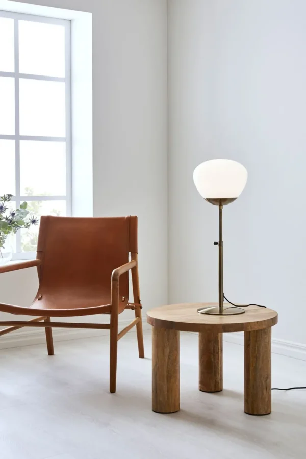 Markslöjd Lamps & Lighting>Rise, Table Lamp Antique/White –
