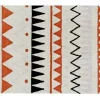Lorena Canals Textiles>Rug Azteca Natural-Terracota -L –