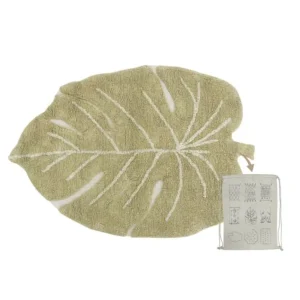 Kids Lorena Canals Rugs And Playmats>Rug Mini Monstera Olive –