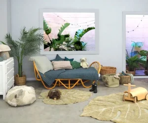 Kids Lorena Canals Rugs And Playmats>Rug Mini Monstera Olive –