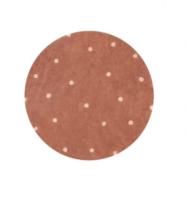 Kids Lorena Canals Rugs And Playmats | Textiles>Rug Round Dot Chestnut –