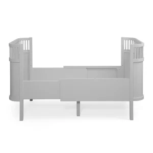 Kids Sebra Interior Kids Furniture>Sebra Bed, Baby & Jr. Stone Grey – Sebra