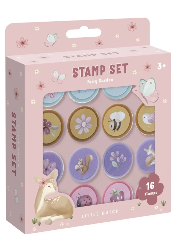 Kids Little Dutch Creativity>Self Inking Stamps Fairy Garden –
