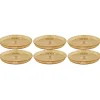 Bitz Kitchen>Serving plates Kusintha 6 pieces Ø30, Amber –