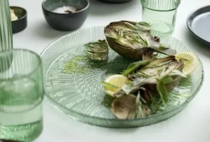 Bitz Kitchen>Serving plates Kusintha 6 pieces Ø30, Green –