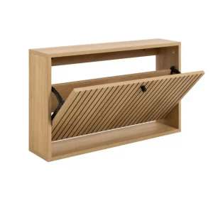AC Design Furniture Storage Shelves>Shoe cabinet Albany, light brown – AC Design