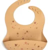Kids FILIBABBA Dinnertime>Silicone bib with print Chestnuts –