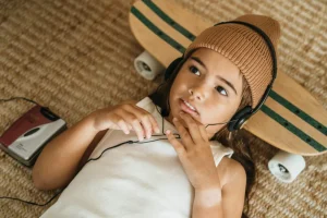 Kids Banwood Bikes, Scooters And Helmets | Balance Toys>Skateboard Navy Stripe –