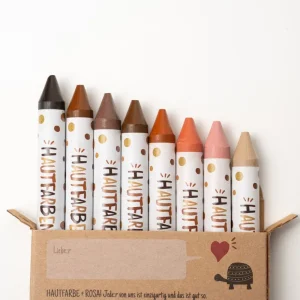 Kids Hautfarben Creativity>8 Skin Colors Wax Crayons –