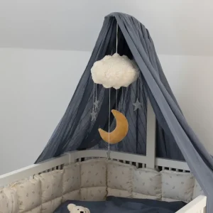 Kids Sebra Interior Bed Canopies>Sky Canopy, Forest lake blue – Sebra