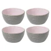 Bitz Kitchen>Snack bowls Ø 12 cm 4 pieces, grey / rose –