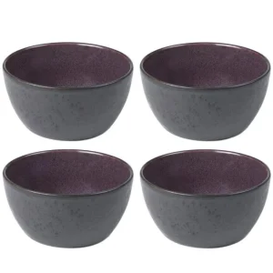 Bitz Kitchen>Snack Bowls Ø 12 cm 4 pieces, Violet / Black –