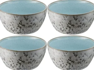 Bitz Kitchen>Snack Bowls Ø 12 cm 4 pieces, Grey / Light Blue –