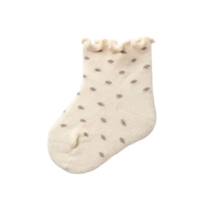 Kids Lil' Atelier Baby Girl>Socks Dot, Birch – Lil’ Atelier