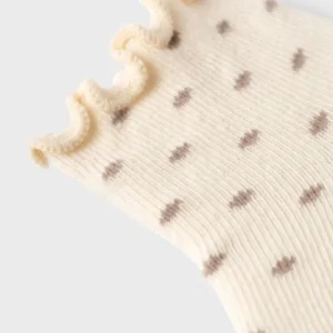 Kids Lil' Atelier Baby Girl>Socks Dot, Birch – Lil’ Atelier