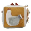 Kids Little Dutch Baby Toys>Soft activity cube Little Farm –