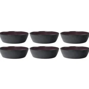 Bitz Kitchen>Soup bowl Ø 18 cm 6 pieces, black, violet –