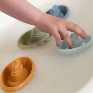 Kids Little Dutch Bath Toys | Baby Toys>Stackable Bath Boats Blue –