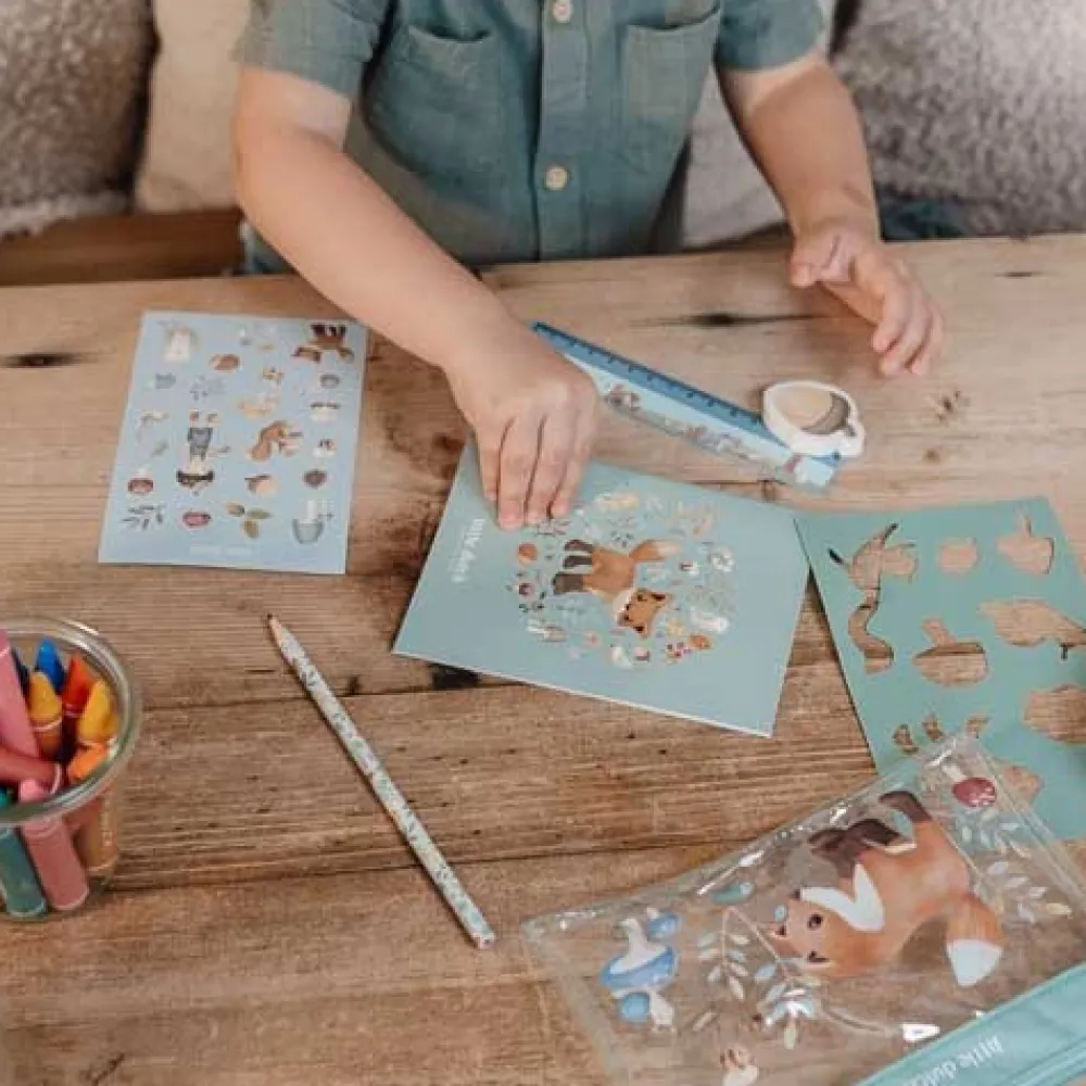 stationery_set_forest_fri_1.webp Kids Little Dutch Creativity>Stationery set, Forest Friends –